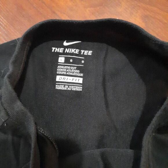 Nike Black Reflective Tank Top Size L - Picture 3 of 3